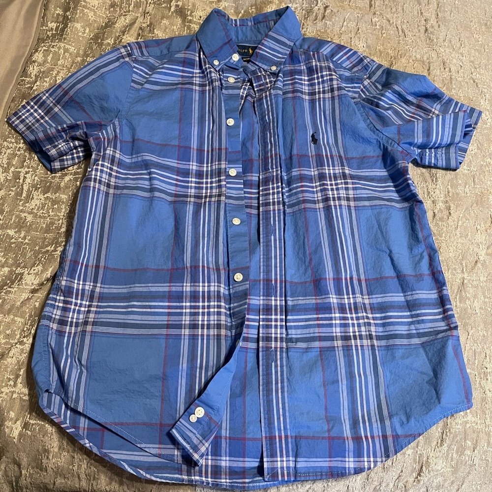 Blue/White stripes Ralph Lauren shirt